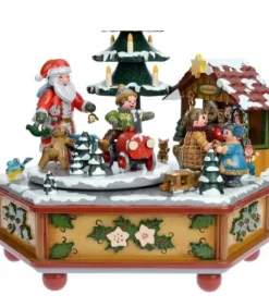 Boite A Musique Noël, Veillee Autour Du Sapin|Hubrig, figurines pour enfant New