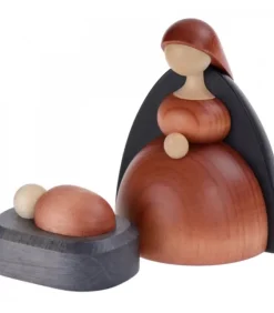 Nativite, Petit Jesus, Joseph, Marie, 12 Cm|Köhler, Père Noël en bois Clearance